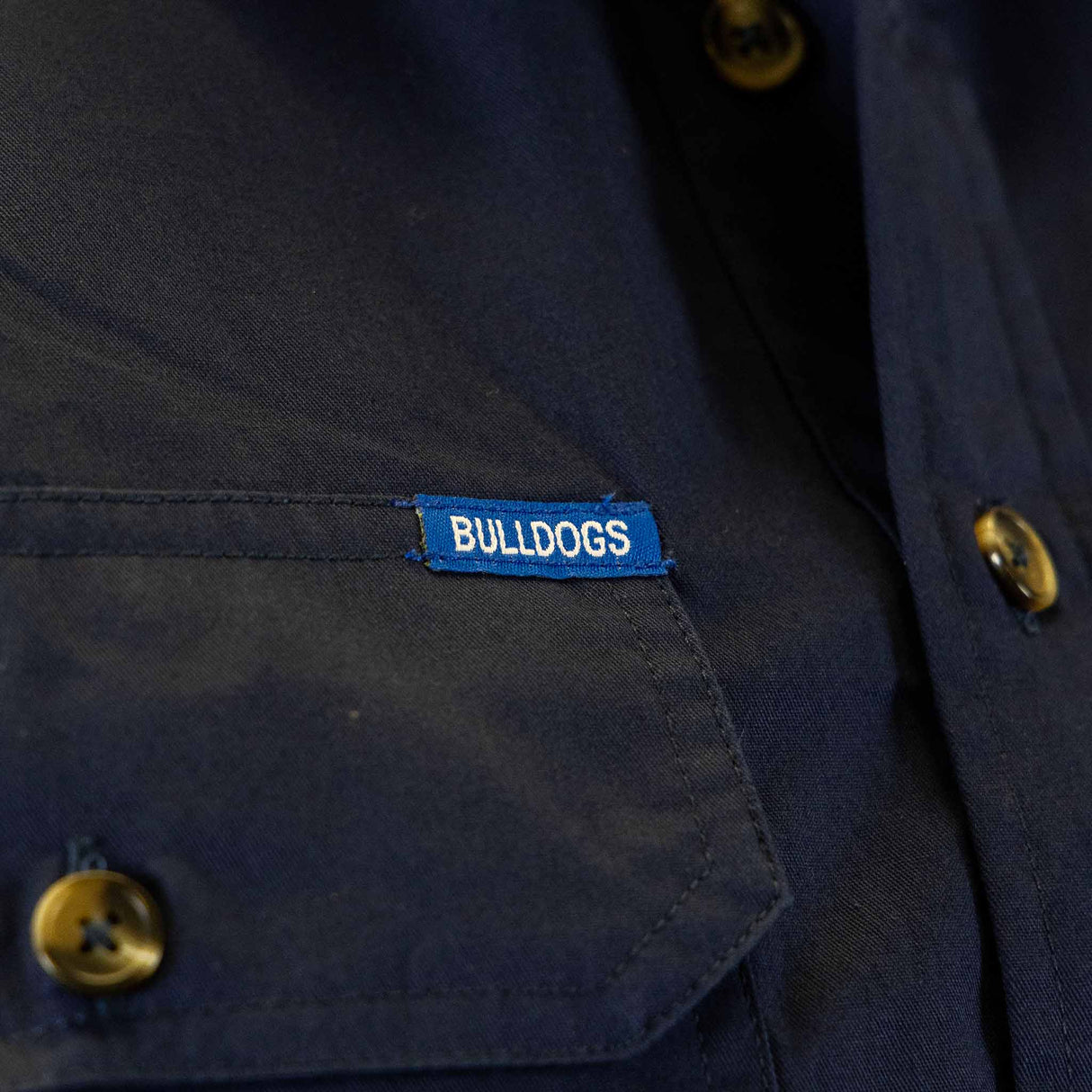 NRL Bulldogs 'Rusty' Work Shirt - Ashtabula