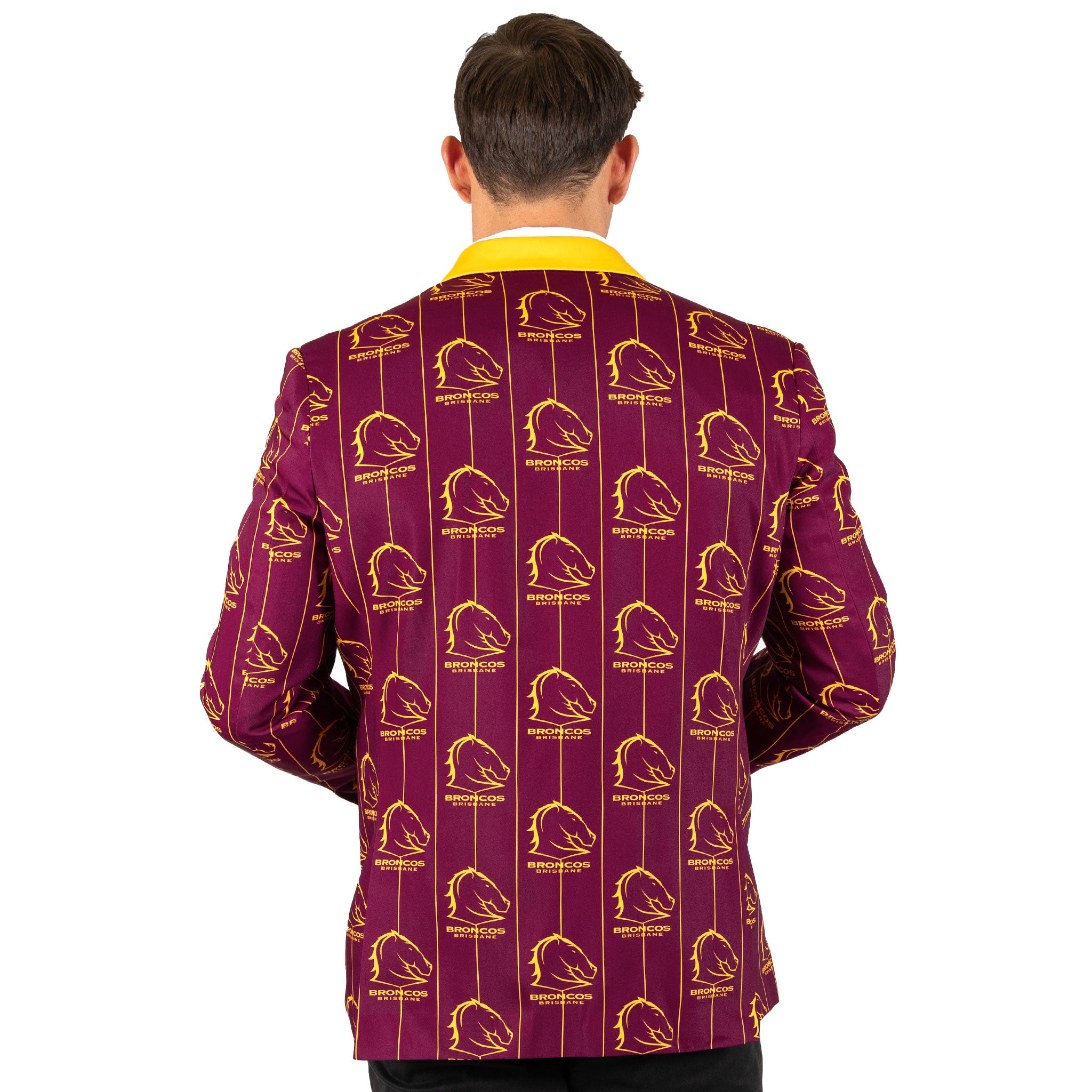NRL Broncos 'Front Bar' Sports Jacket – Ashtabula