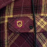 NRL Broncos 'Highland' Hooded Flannel Shirt - Ashtabula