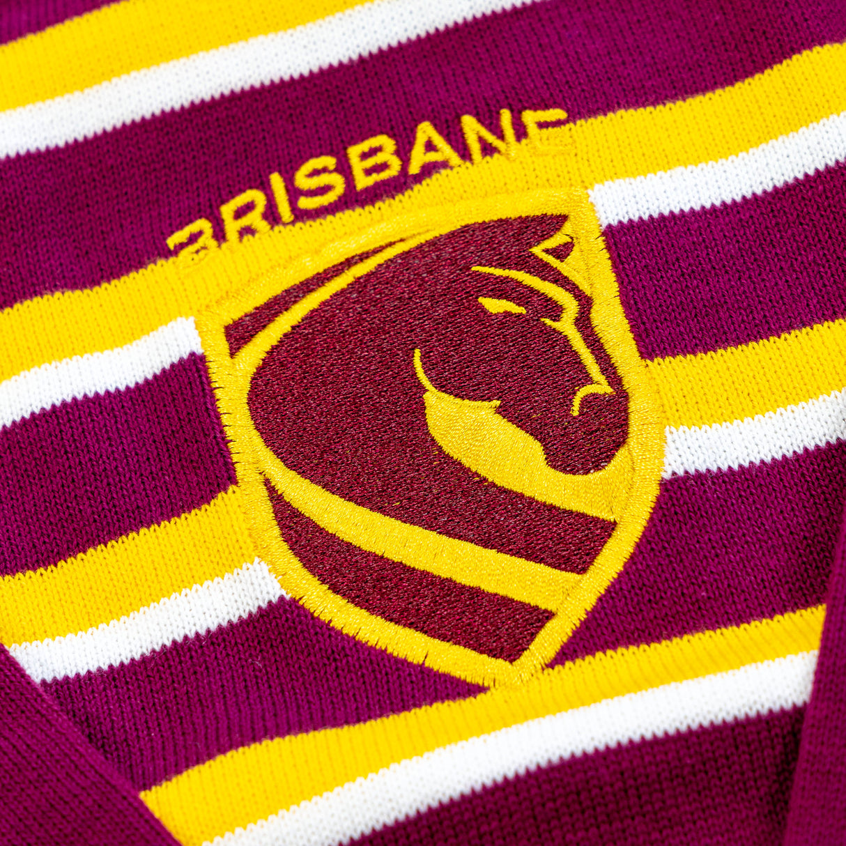 NRL Broncos 'Crossbar' Kids Jumper - Ashtabula