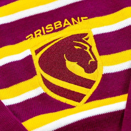NRL Broncos 'Crossbar' Kids Jumper - Ashtabula