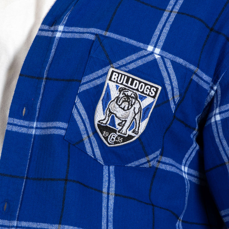 NRL Bulldogs 'Mustang' Flannel Shirt