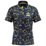 NRL Cowboys 'Scrambler' Golf Polo - Ashtabula