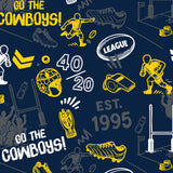 NRL Cowboys 'Scrambler' Golf Polo - Ashtabula