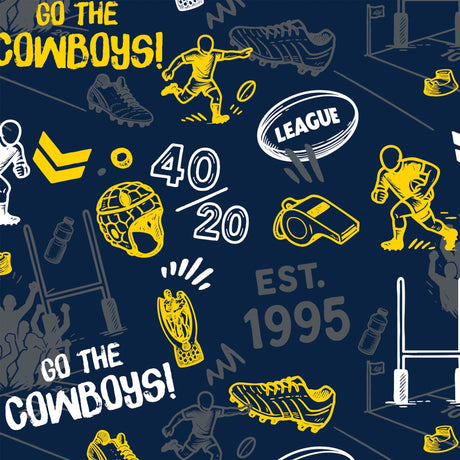 NRL Cowboys 'Scrambler' Golf Polo - Ashtabula