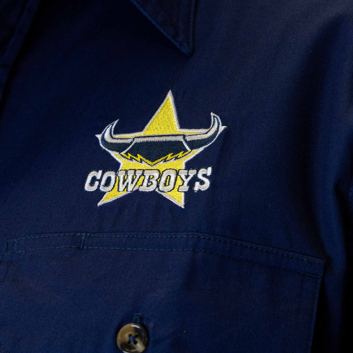 NRL Cowboys 'Rusty' Work Shirt - Ashtabula