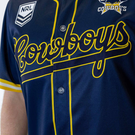 NRL Cowboys 'Homer' Baseball Shirt - Youth - Ashtabula