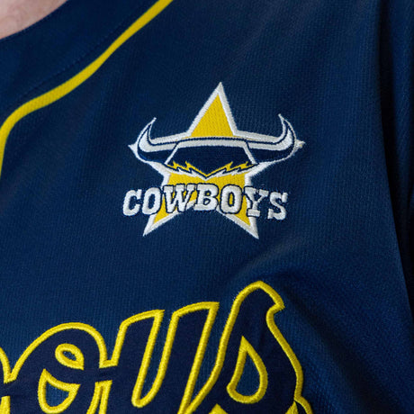 NRL Cowboys 'Homer' Baseball Shirt - Youth - Ashtabula