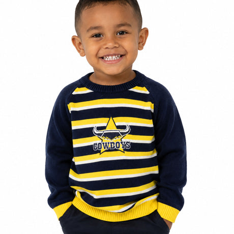 NRL Cowboys 'Crossbar' Knit Jumper - Ashtabula
