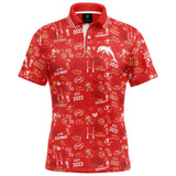 NRL Dolphins 'Scrambler' Golf Polo - Ashtabula