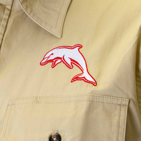 NRL Dolphins 'Rusty' Work Shirt - Ashtabula