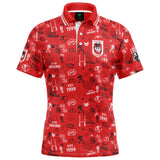 NRL Dragons 'Scrambler' Golf Polo - Ashtabula