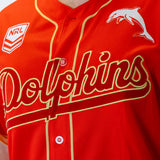 NRL Dolphins 'Homer' Baseball Shirt - Youth - Ashtabula