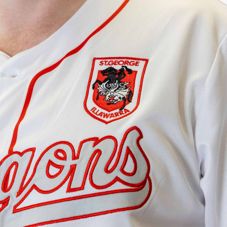 NRL Dragons 'Homer' Baseball Shirt - Youth - Ashtabula