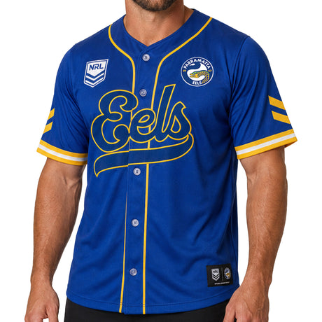 NRL Eels 'Homer' Baseball Shirt - Ashtabula
