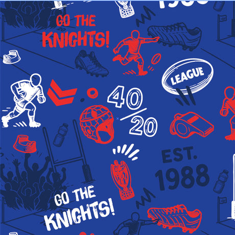 NRL Knights 'Scrambler' Golf Polo - Ashtabula