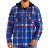 NRL Knights 'Highland' Hooded Flannel Shirt - Ashtabula