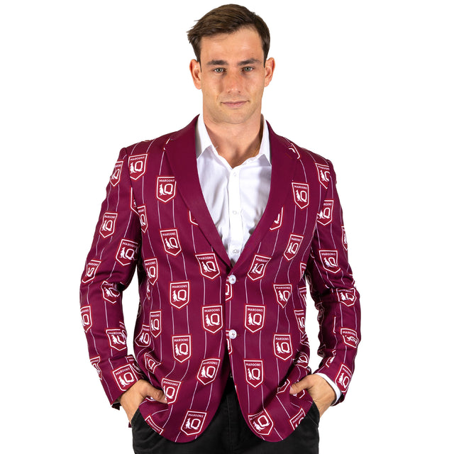 QLD Maroons 'Front Bar' Sports Jacket - Ashtabula