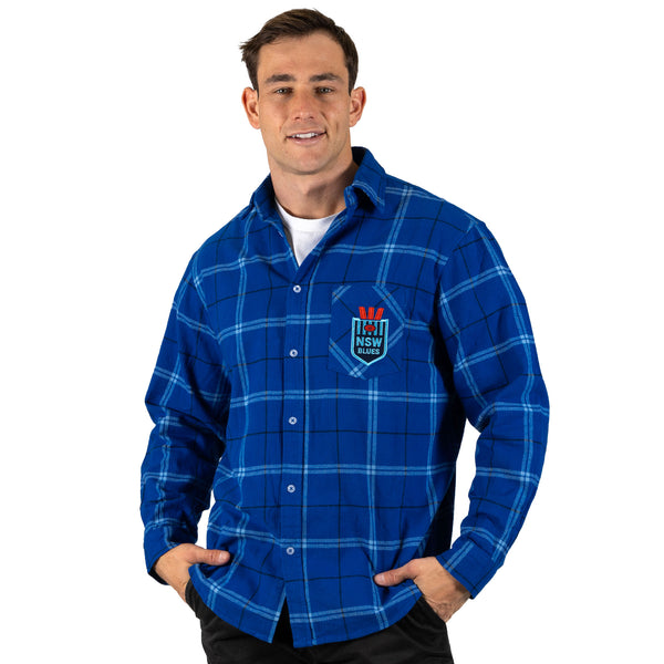 NSW Blues 'Mustang' Flannel Shirt - Ashtabula