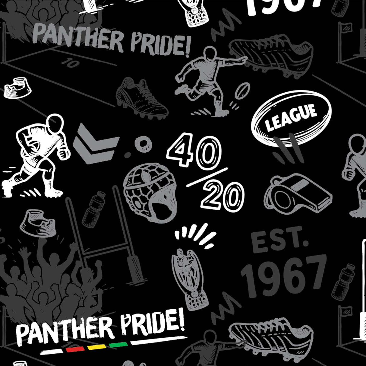NRL Panthers 'Scrambler' Golf Polo - Ashtabula