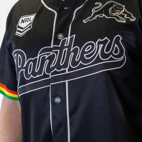 NRL Panthers 'Homer' Baseball Shirt - Youth - Ashtabula