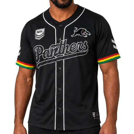 NRL Panthers 'Homer' Baseball Shirt - Ashtabula