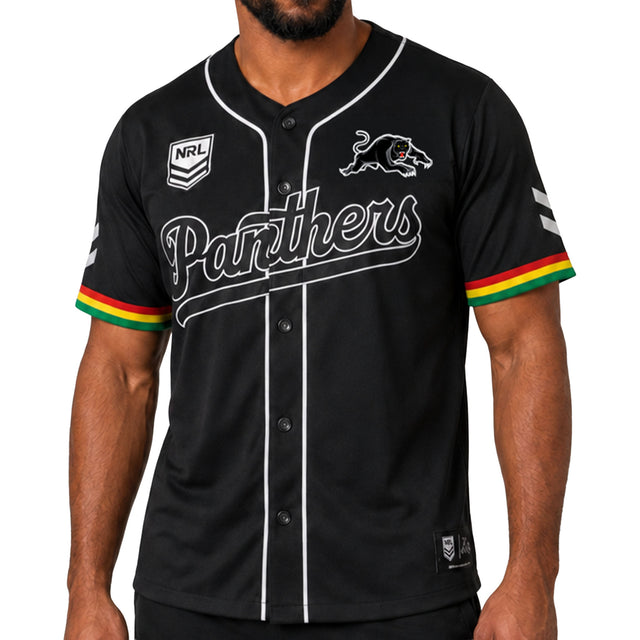 NRL Panthers 'Homer' Baseball Shirt - Ashtabula