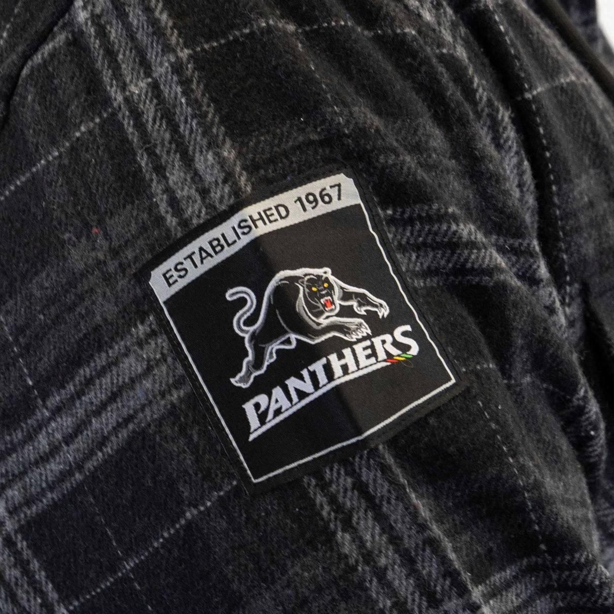 NRL Panthers 'Highland' Hooded Flannel Shirt - Ashtabula