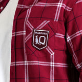QLD Maroons 'Mustang' Flannel Shirt - Ashtabula
