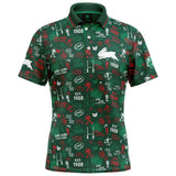 NRL Rabbitohs 'Scrambler' Golf Polo - Ashtabula
