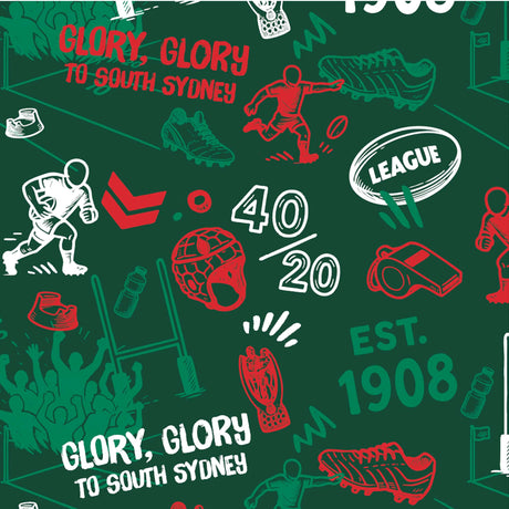 NRL Rabbitohs 'Scrambler' Golf Polo - Ashtabula