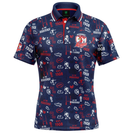 NRL Roosters 'Scrambler' Golf Polo - Ashtabula