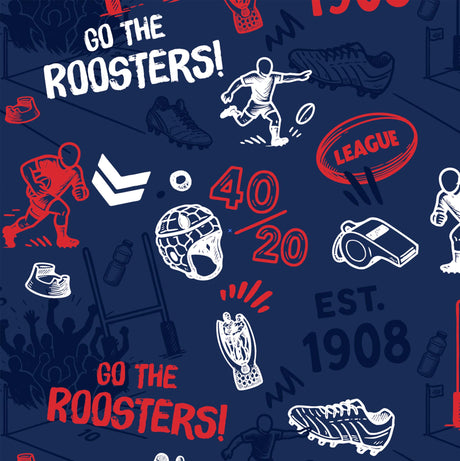 NRL Roosters 'Scrambler' Golf Polo - Ashtabula