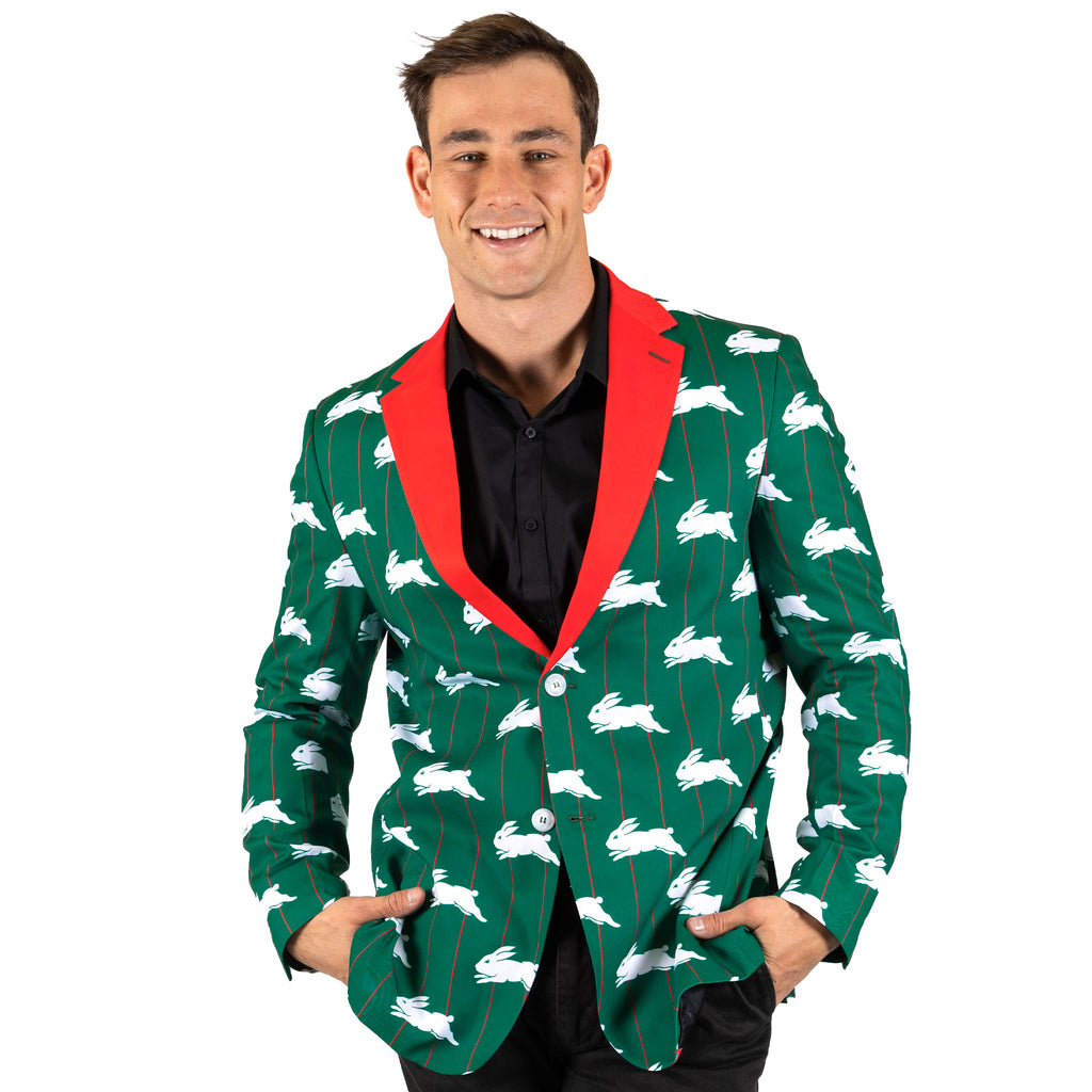 NRL Rabbitohs Front Bar Sports Jacket Ashtabula