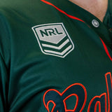 NRL Rabbitohs 'Homer' Baseball Shirt - Youth - Ashtabula