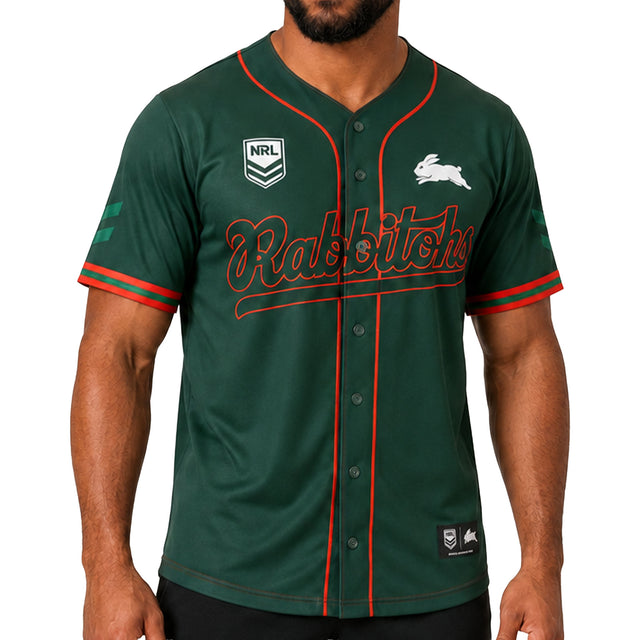 NRL Rabbitohs 'Homer' Baseball Shirt - Ashtabula