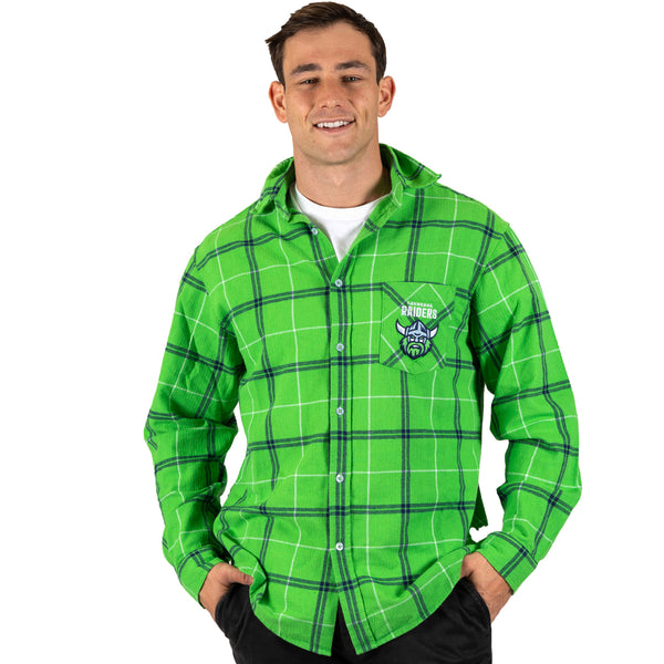 NRL Raiders 'Mustang' Flannel Shirt