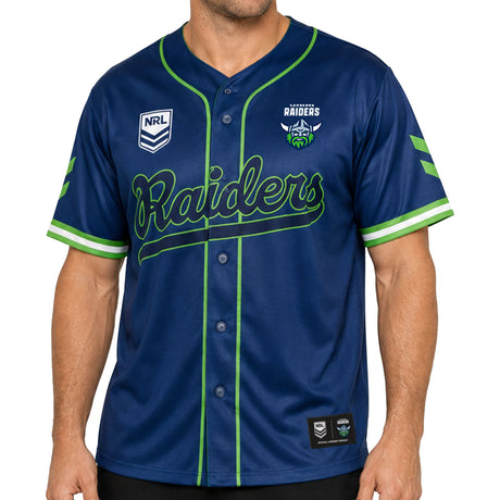 NRL Raiders 'Homer' Baseball Shirt - Ashtabula