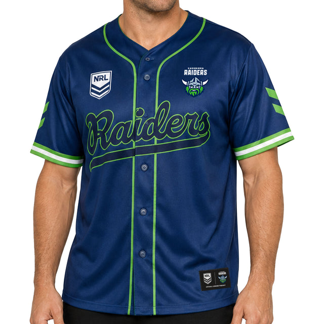 NRL Raiders 'Homer' Baseball Shirt - Ashtabula