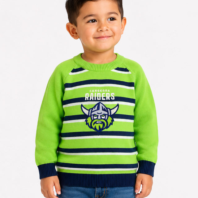 NRL Raiders 'Crossbar' Kids Jumper - Ashtabula