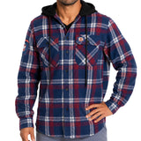 NRL Roosters 'Highland' Hooded Flannel Shirt - Ashtabula