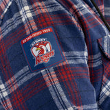 NRL Roosters 'Highland' Hooded Flannel Shirt - Ashtabula