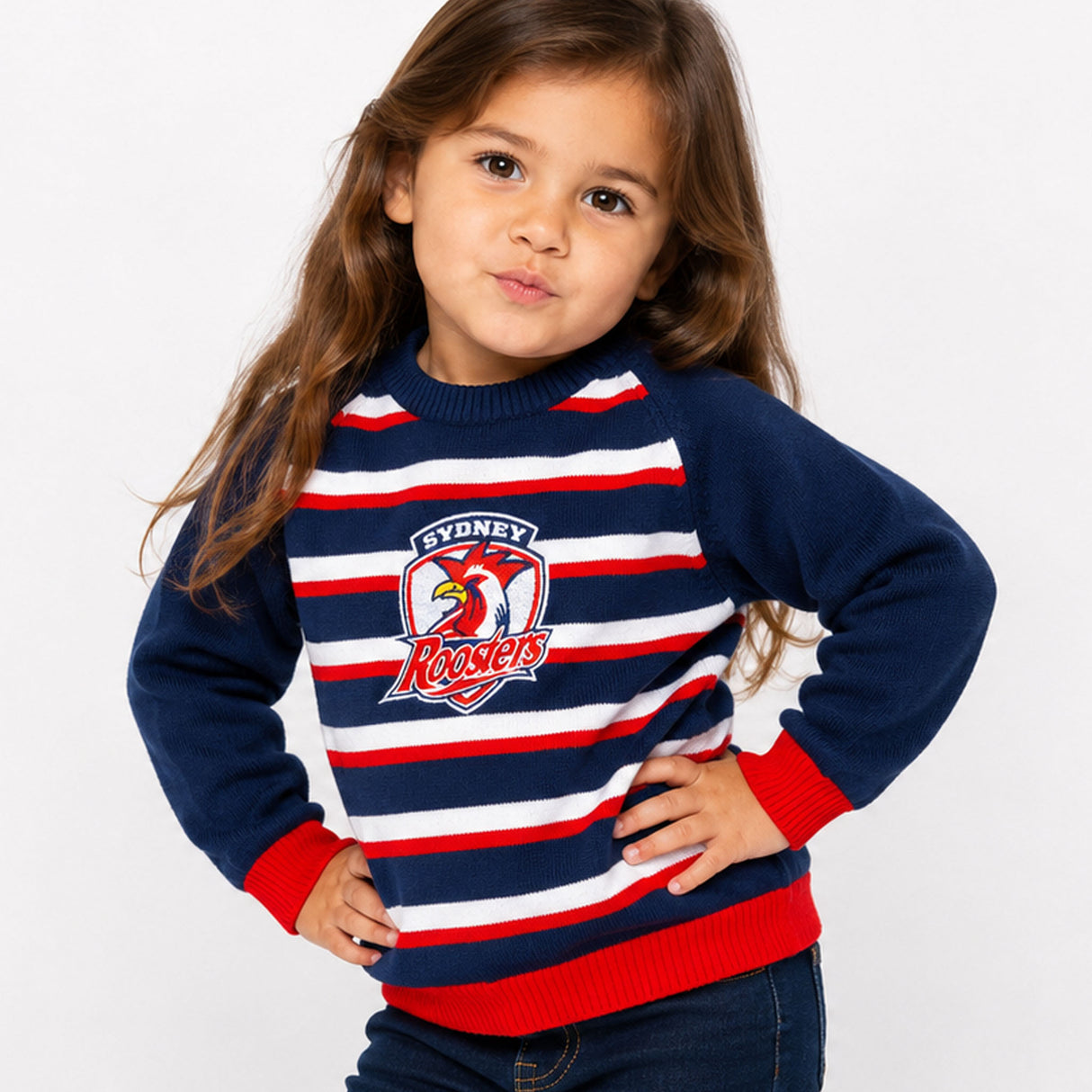 NRL Roosters 'Crossbar' Kids Jumper - Ashtabula