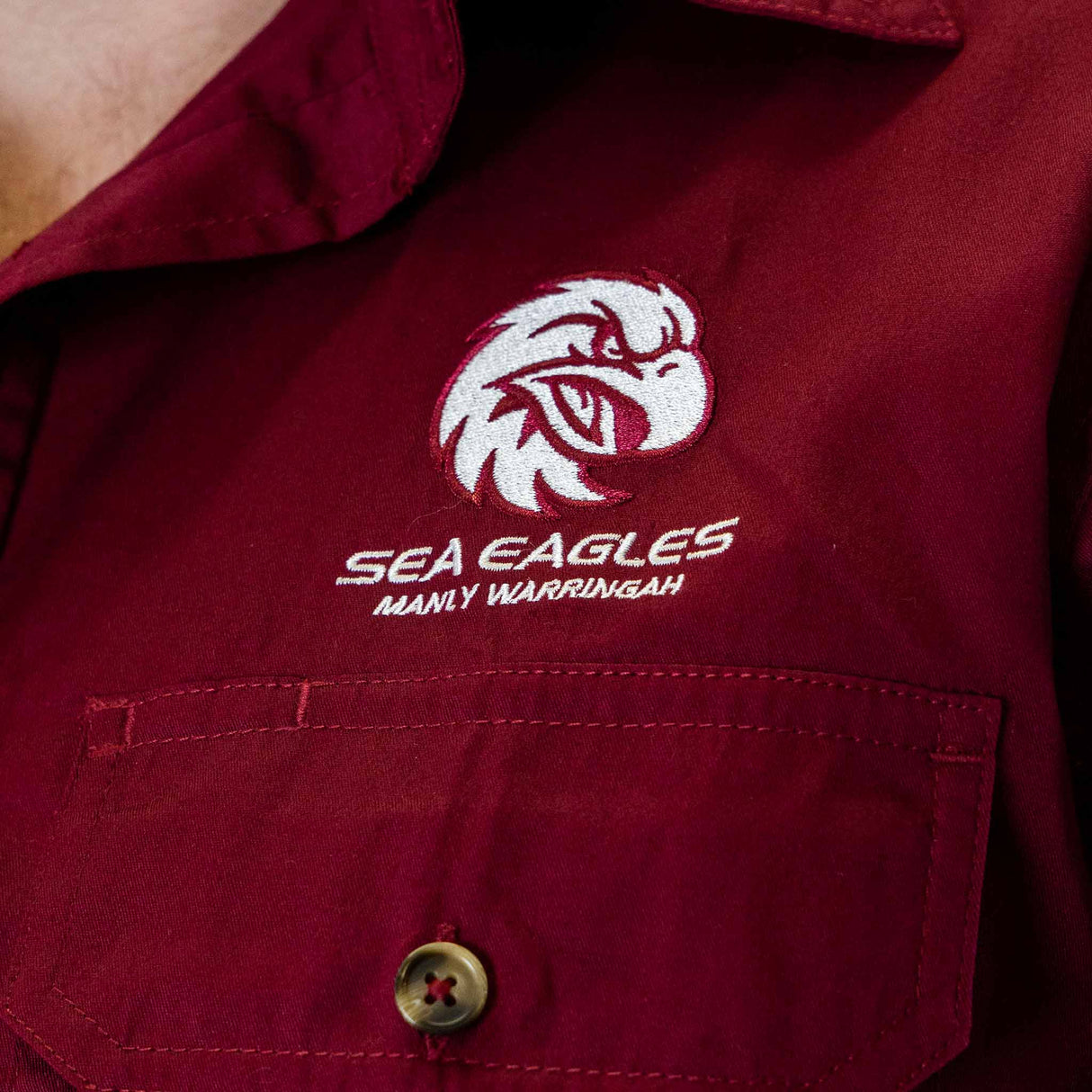 NRL Sea Eagles 'Rusty' Work Shirt - Ashtabula