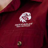 NRL Sea Eagles 'Rusty' Work Shirt - Ashtabula
