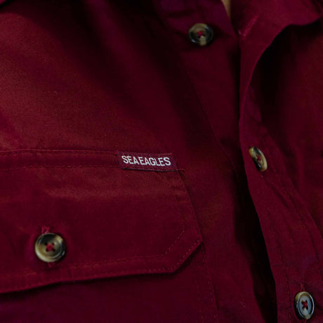 NRL Sea Eagles 'Rusty' Work Shirt - Ashtabula