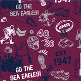 NRL Sea Eagles 'Scrambler' Golf Polo - Ashtabula