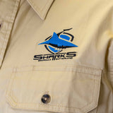 NRL Sharks 'Rusty' Work Shirt - Ashtabula