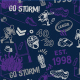 NRL Storm 'Scrambler' Golf Polo - Ashtabula