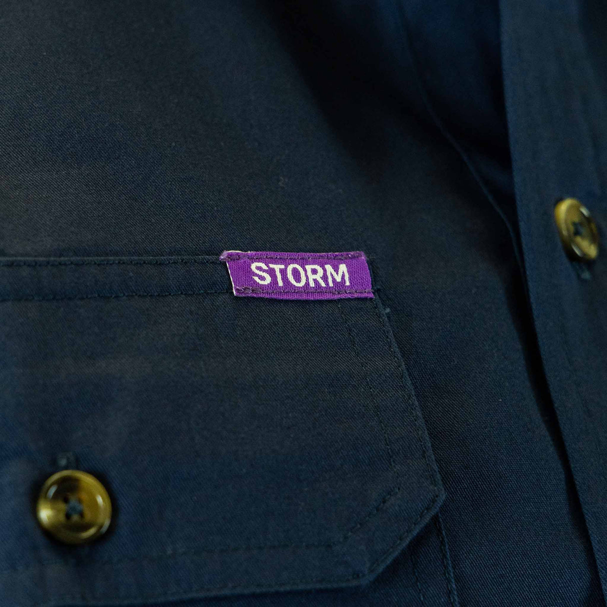 NRL Storm 'Rusty' Work Shirt - Ashtabula